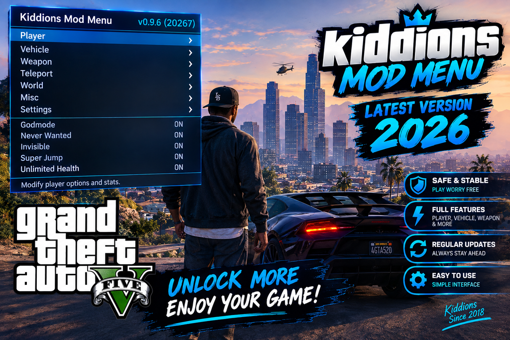 Kiddions Mod Menu Latest Version 2026